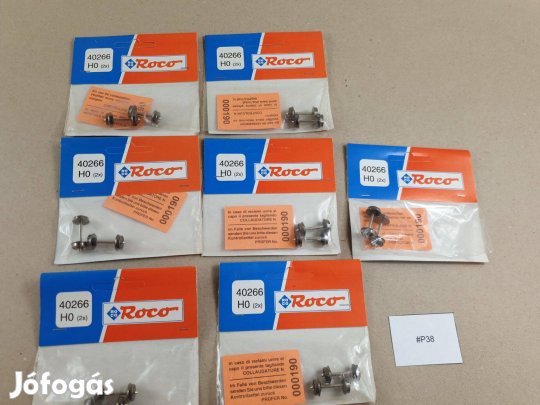Függőben - H0 Roco 40266 Fém Kerék 14 db (7 csomag) Egyben - Új