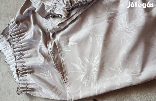 Függöny szürke 140 cm x 240 cm sötétítőfüggöny