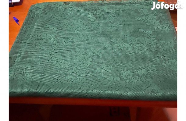 Függöny zöld csipke 150x180 cm