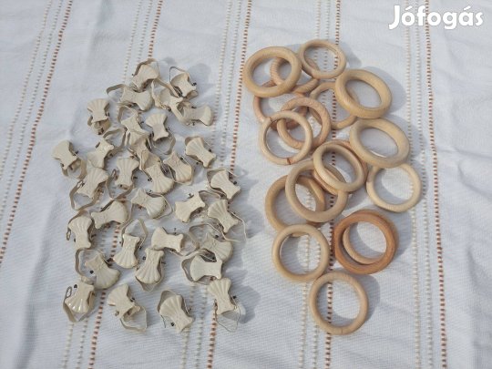 Függönykarika csipesszel