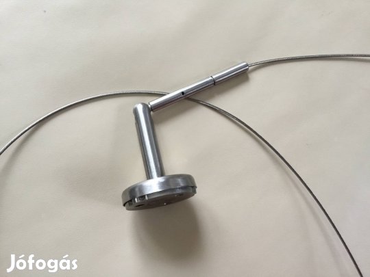 Függönykarnis fémzsinór , ezüstös fém színben eladó