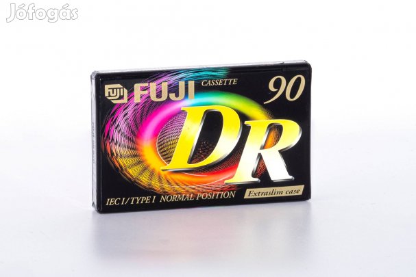 Fuji DR90 audio kazetta bontatlan, gyári csomagolás