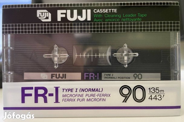 Fuji FR-I 90 1982 bontatlan, új magnó kazetta, audio kazetta Japan