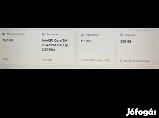Fujitsu Lifebook E734 - Erős, 16GB RAM-mal szerelt Üzleti Laptop!