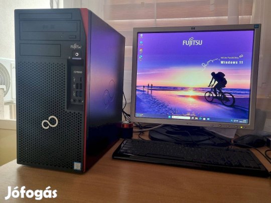 Fujitsu i5-8500 pc[6x4,1Ghz/8GB/1GB/SSD+HDD/Win11]