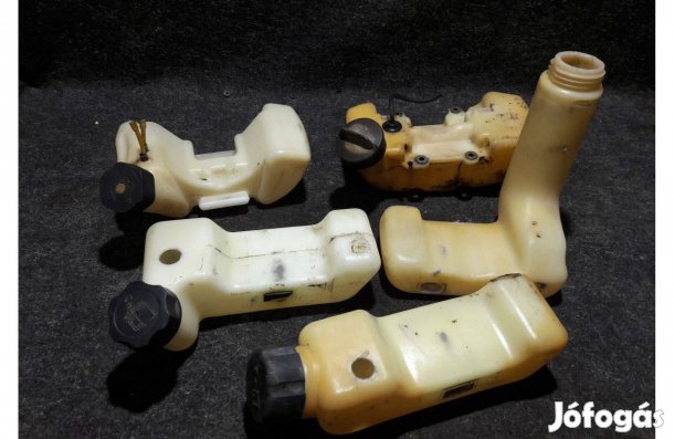 Fűkasza / szegélynyíró benzintank 5db egyben eladó