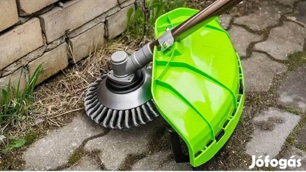 Fűkasza drótos térkő beton tisztító fű és gaz kiszedő univerzális200mm