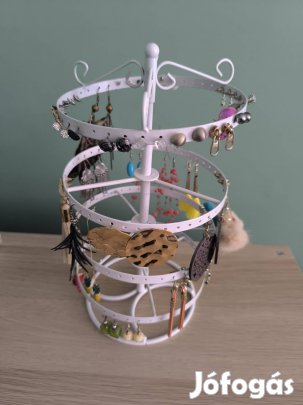 Fülbevaló állvány + fülbevalók 