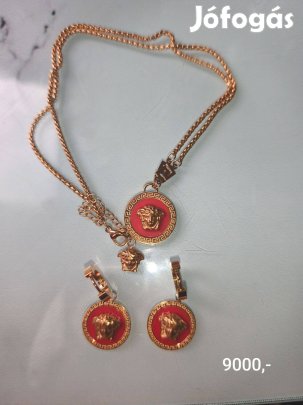 Fülbevaló nyaklánc szett