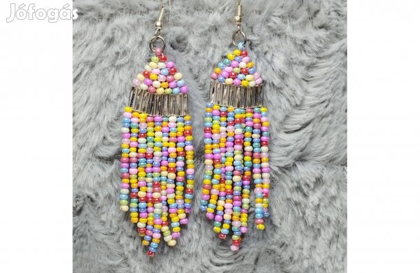 Fülbevaló szines ékszer új
