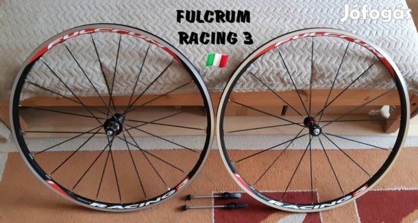 Fulcrum Racing 3 országúti kerékszett. Használt, új állapotú!