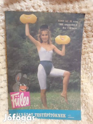 Füles 1989. szeptember 8. Régi és nagyon ritka papírrégiség magazin