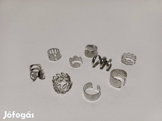 Fülgyűrű szett 9 db Új számlával készletről