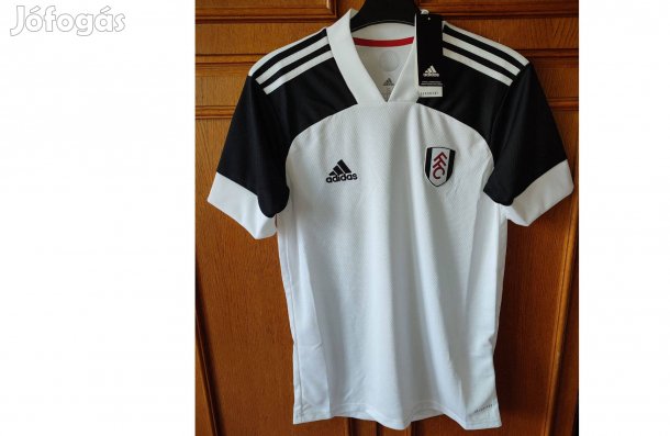 Fulham eredeti adidas 2020-as fehér mez (S, 2XL)
