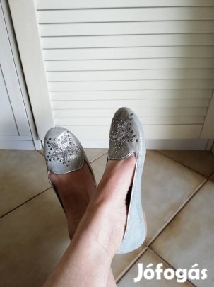 Full bőr olasz 39-39.5 mokaszin 