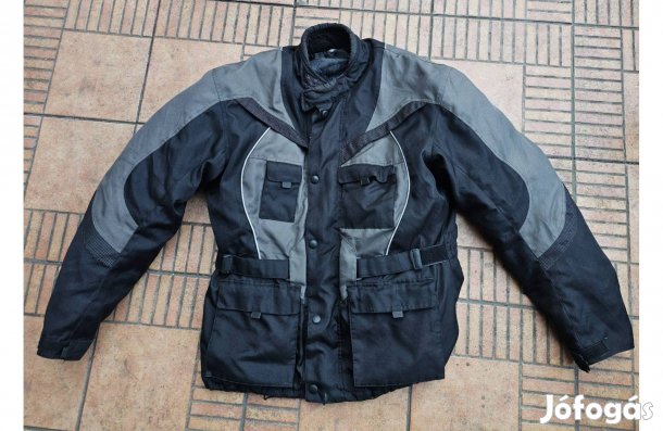 Full protektoros kivehető béléses motoros kabát XL