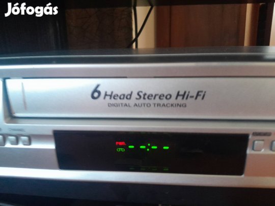 Funai 6 fejes VHS video felvevő és lejátszó