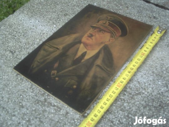 Funérra festett Hitler kép