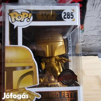 Funko POP Star Wars: Jango Fett (Gold Metallic) új dobozos