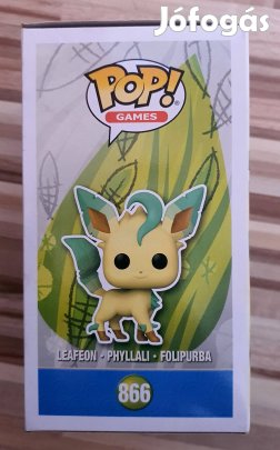 Funko POP! Pokémon 866 - Leafeon - Új, bontatlan, gyűjtői állapot! 