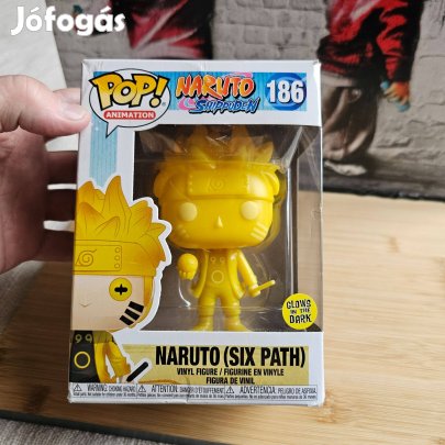 Funko Pop! 186 Naruto Shippuden a doboza viseltes