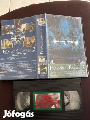 Fűnyíróember 2 vhs kistok horror.  