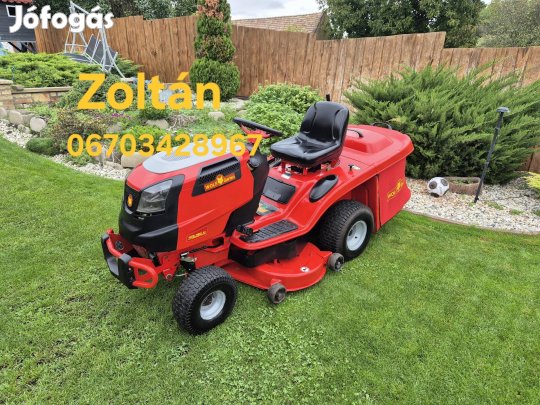 Fűnyírótraktor Wolf Garten Kawasaki V2-es fűnyíró traktor eladó 