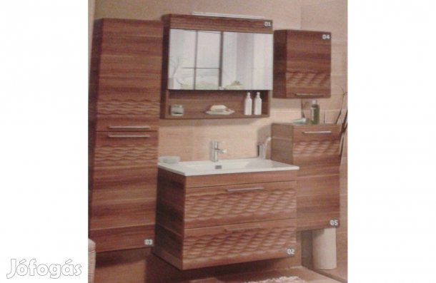Fürdőszoba bútor, GPR Antonio (plum/szilva) 80, kieg. Országos száll