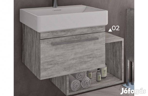 Fürdőszoba bútor, G Cuba 80, Ciprus színben Országos szállítással is