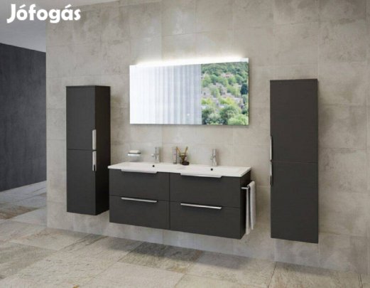 Fürdőszoba bútor, T Dana országos szállítással. Antracit színben