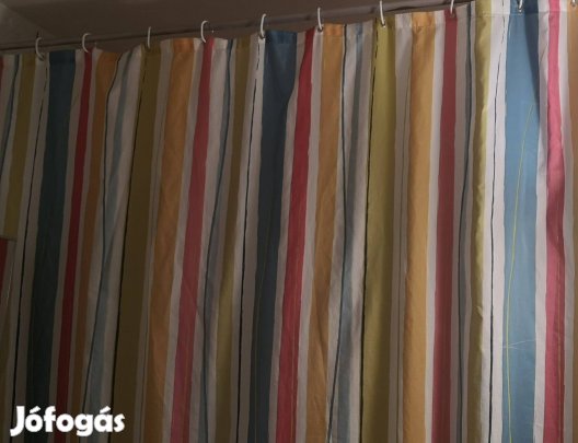 Fürdőszoba függöny nem használtuk (zuhanyfüggöny) 180x160-as méretben