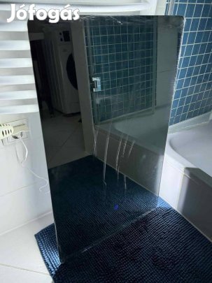 Fürdőszoba tükör LED-es , Álló - 50x80 cm, állítható fényerő, érintők