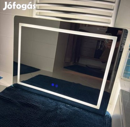 Fürdőszoba tükör, LED-es Fekvő - 80x60 cm, páramentesítő funkció,3 sz