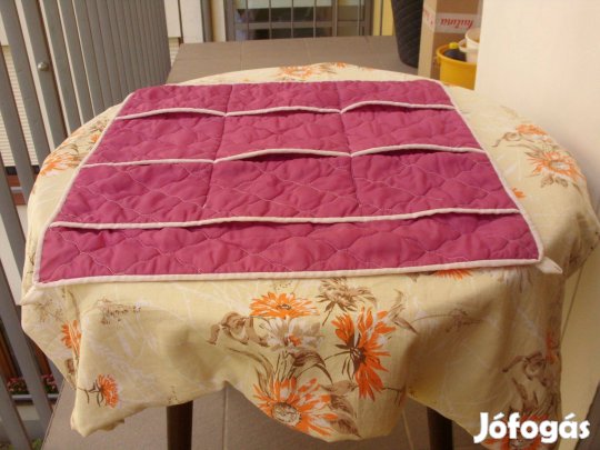 Fürdőszobai 9 zsebes, falra akasztható tartó