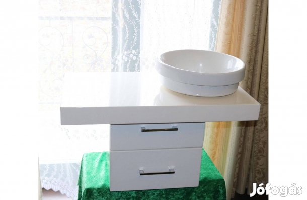 Fürdőszobai mosdószekrény lappal mosóval -Noralex 1/3 áron