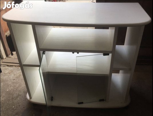 Fürdőszobai piperepolc/szekrény, TV állvány, Görgős tároló/komód