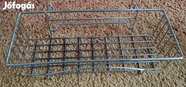 Fürdőszobai polc, tusfürdőnek, szappannak, rozsdamentes