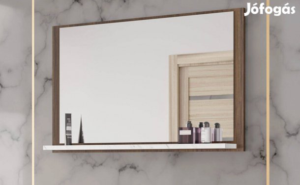 Fürdőszobai tükör polccal