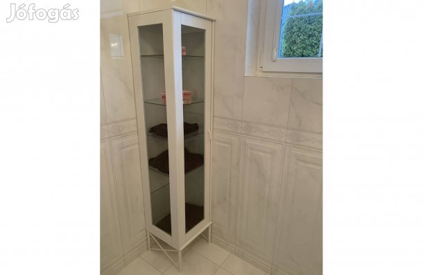 Fürdőszobai üveges szekrény 35x37x175cm