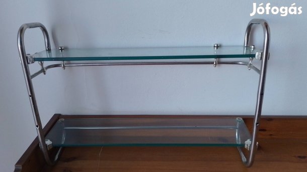 Fürdőszobai üvegpolc