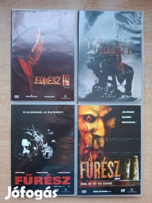 Fűrész I-IV. (2004-2007) DVD