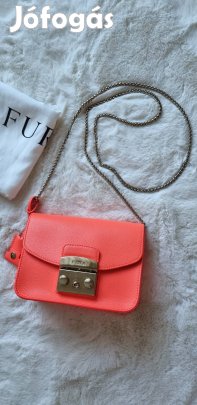 Furla Metropolis neon pinkes-narancs crossbody/kézitáska