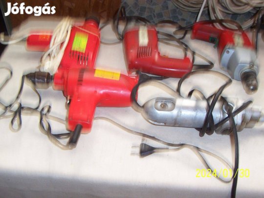 Fúrógépek eladók, csak egyben!