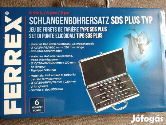 Furószár Készlet SDS PLUS fém kofferban Sok Mást Is Hirdetek külön