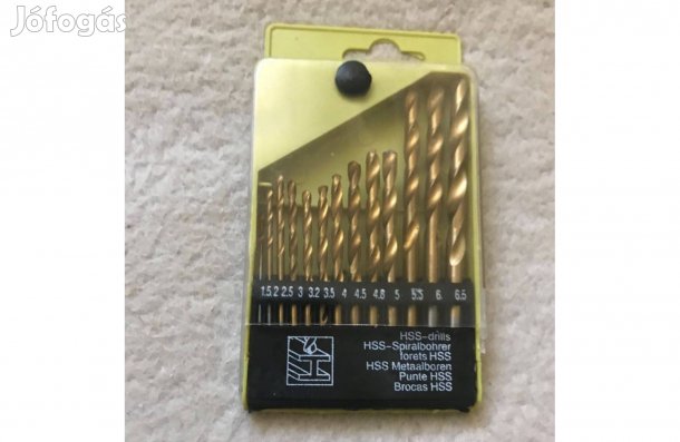 Fúrószár készlet, HSS és fém , 13 db-os