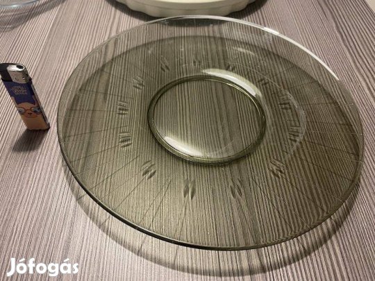 Füstüveg Kínáló Tál 30 cm