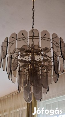 Füstüveg csillár eladó