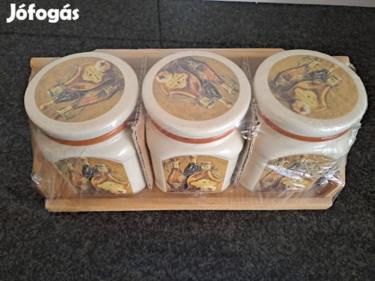 Fűszertartó készlet, 3 db-os