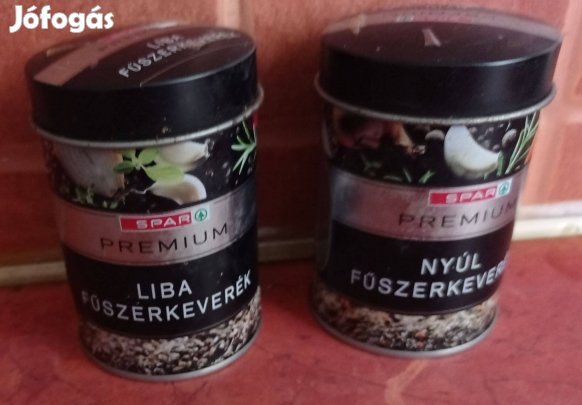 Fűszertartó készlet fém 2 db-os