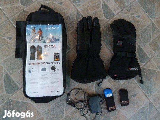 Fűthetö Zeiner Heat generator új sí snowboard kesztyű 8.5-ös méret ela